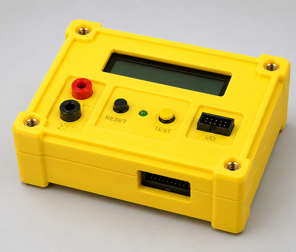 PLA geel elektronicabehuizing